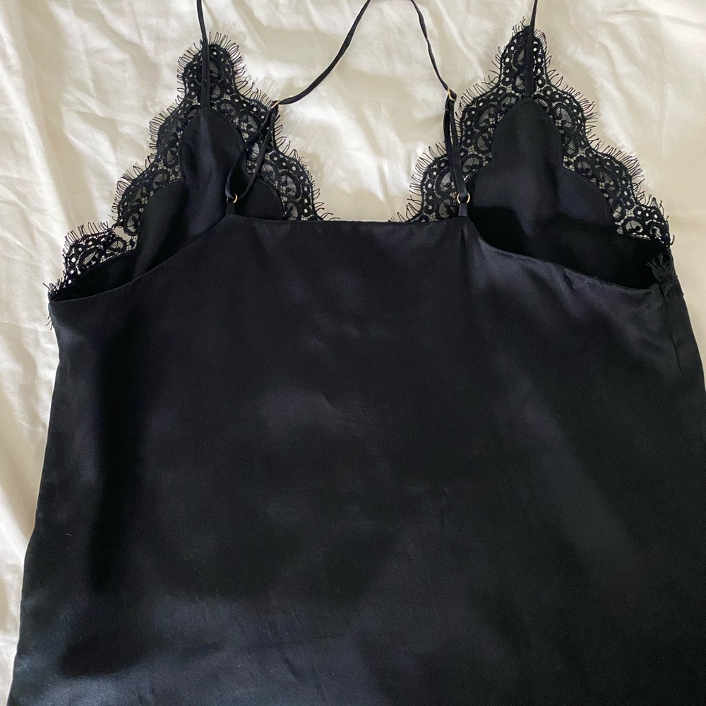 Chic Black Lace Camisole Top